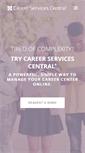 Mobile Screenshot of careerservicescentral.com